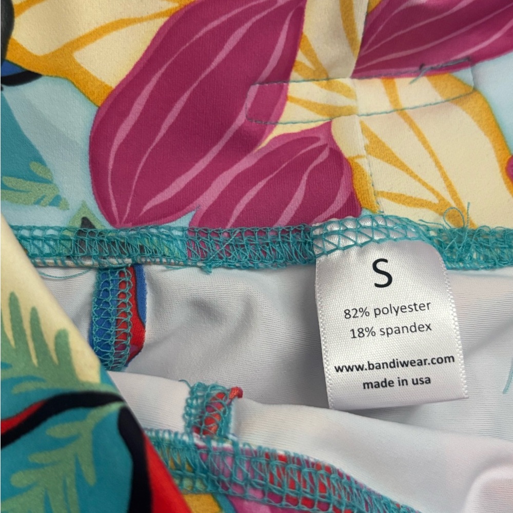 Bandi freestyle length Tropicana tennis golf skirt with pockets athletic preppy - Picture 5 of 8
